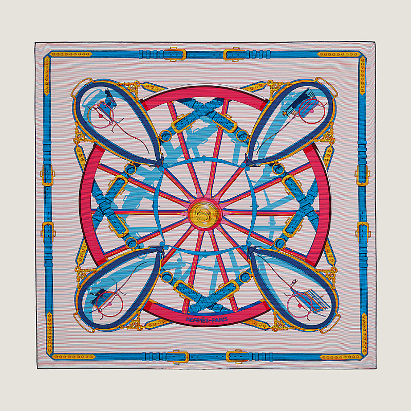 En Roue Libre Chemise scarf 90 | Hermès Singapore